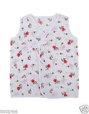Orange and Orchid Printed Front Knot Baby Jhabla Pack of 4