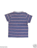 Orange and Orchid Kids Cotton Striped T-shirt Pack of 4