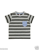 Orange and Orchid Kids Cotton Striped T-shirt Pack of 3