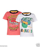 Antshrike Boys Printed Round Neck Cotton Half Sleeve T-Shirt Pack of 2