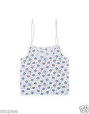 Orange and Orchid Printed Top Knot Baby Jhabla Pack of 8 - White