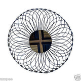 Luke and Lilly Bamboo Black Wire Craft Oval Fruit Basket