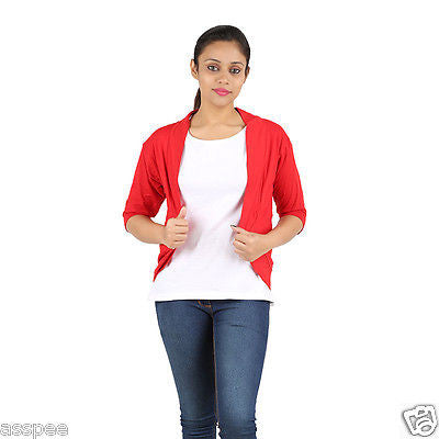 Orange and Orchid Womens Red Shrugs