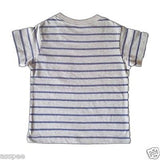 Orange and Orchid Cotton Striped Pocket Kids T-shirt Pack of 3