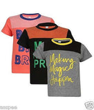 Luke and Lilly Boys Printed Round Neck Cotton Half Sleeve T-Shirt Pack of 3