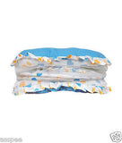 Orange And Orchid Cotton Mosquito Net Bed With  Green Color Dry Sheet & Nappy