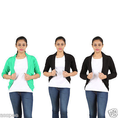 Orange and Orchid Womens Shrugs Pack of 3