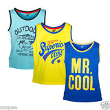 Antshrike Boys Printed Round Neck Cotton Sleeveless T-Shirt Pack of 3