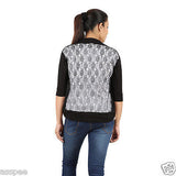 Orange and Orchid  Black Womens  Shrugs