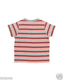 Orange and Orchid Kids Cotton Striped T-shirt Pack of 3