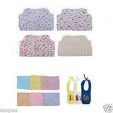 MYKID Combo Gift Set of Baby Jabla Nappies and Bibs for Just Born