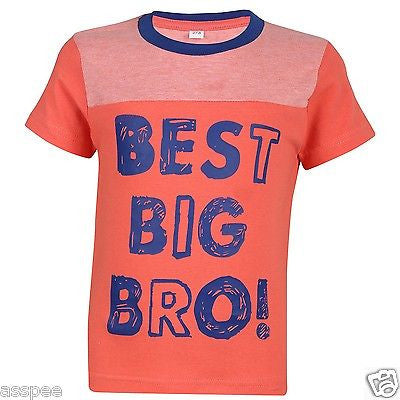 Luke and Lilly Boys Printed Round Neck Cotton Half Sleeve T-Shirt