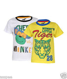 Antshrike Boys Printed Round Neck Cotton Half Sleeve T-Shirt Pack of 2