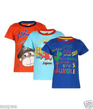 Antshrike Boys Printed Round Neck Cotton Half Sleeve T-Shirt Pack of 3