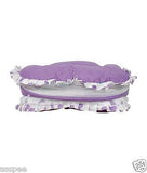 Orange And Orchid Cotton Mosquito Net Bed With Multicolour Cotton Jabla  Pack 4