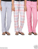 Antshrike Pack of 3 Cotton Woven Women Pyjama Nightwear Pant