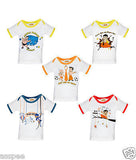 Chhota Bheem Printed Round Neck Cotton T-Shirt for Baby Boy and Girl - Pack of 5