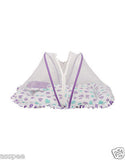 Orange and Orchid Polka Dot Print Baby Sleeping Bag and Carrier Bed - Pink