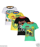 Antshrike Boys Printed Round Neck Cotton Half Sleeve T-Shirt Pack of 4