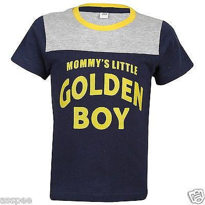 Luke and Lilly Boys Printed Round Neck Cotton Half Sleeve T-Shirt