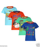 Antshrike Boys Printed Round Neck Cotton Half Sleeve T-Shirt Pack of 4