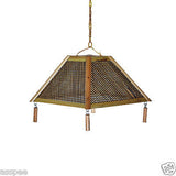 Bamboo Cane Hat Shape Hanging Lamp Shade
