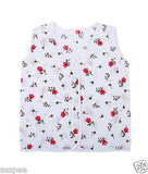 Orange and Orchid Printed Button Type Baby Jhabla Pack of 4 - White