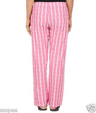 Antshrike Women Cotton Woven Pyjama Nightwear Pant -Pink