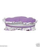 Orange And Orchid Cotton Mosquito Net Bed With Orange Color Dry Sheet