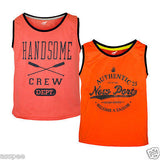 Antshrike Boys Printed Round Neck Cotton Sleeveless T-Shirt Pack of 2