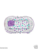 Orange and Orchid Polka Dot Print Baby Sleeping Bag and Carrier Bed - Pink