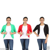 Orange and Orchid Womens Shrugs Pack of 3