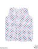 Orange and Orchid Printed Front Knot Baby Jhabla Pack of 8