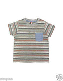 Orange and Orchid Kids Cotton Striped T-shirt Pack of 3