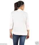 Orange and Orchid Womens  White Shrug