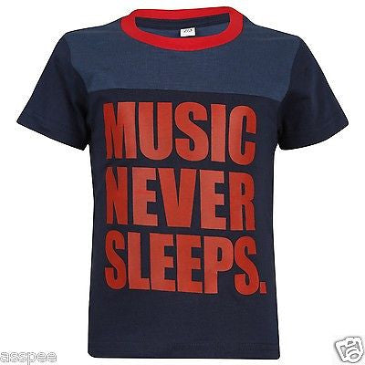 Luke and Lilly Boys Printed Round Neck Cotton Half Sleeve T-Shirt
