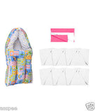 Orange and Orchid Baby Sleeping Bag With Orange Color Dry Sheet & Nappy White