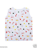 Orange and Orchid Printed Button Type Baby Jhabla Pack of 4