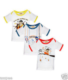 Chhota Bheem Printed Round Neck Cotton T-Shirt for Baby Boy and Girl - Pack of 3