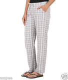 Antshrike Women Cotton Woven Pyjama Nightwear Pant -Grey