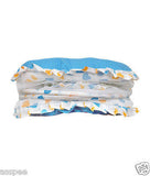 Orange And Orchid Cotton Mosquito Net Bed With Green Color Dry Sheet & Nappy