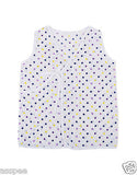 Orange and Orchid Printed Front Knot Baby Jhabla Pack of 8  - White
