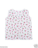 Orange and Orchid Printed Button Type Baby Jhabla Pack of 8 - White