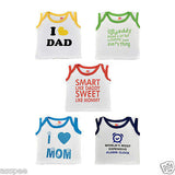 Orange and Orchid Sleeve Less Baby Boy T-shirt - Pack of 5