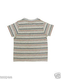 Orange and Orchid Kids Cotton Striped T-shirt Pack of 3