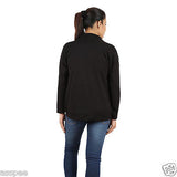 Orange and Orchid Womens Black Shrugs