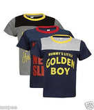 Luke and Lilly Boys Printed Round Neck Cotton Half Sleeve T-Shirt Pack of 3