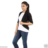 Orange and Orchid  Black Womens  Shrugs