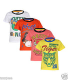 Antshrike Boys Printed Round Neck Cotton Half Sleeve T-Shirt Pack of 4