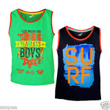 Antshrike Boys Printed Round Neck Cotton Sleeveless T-Shirt Pack of 2
